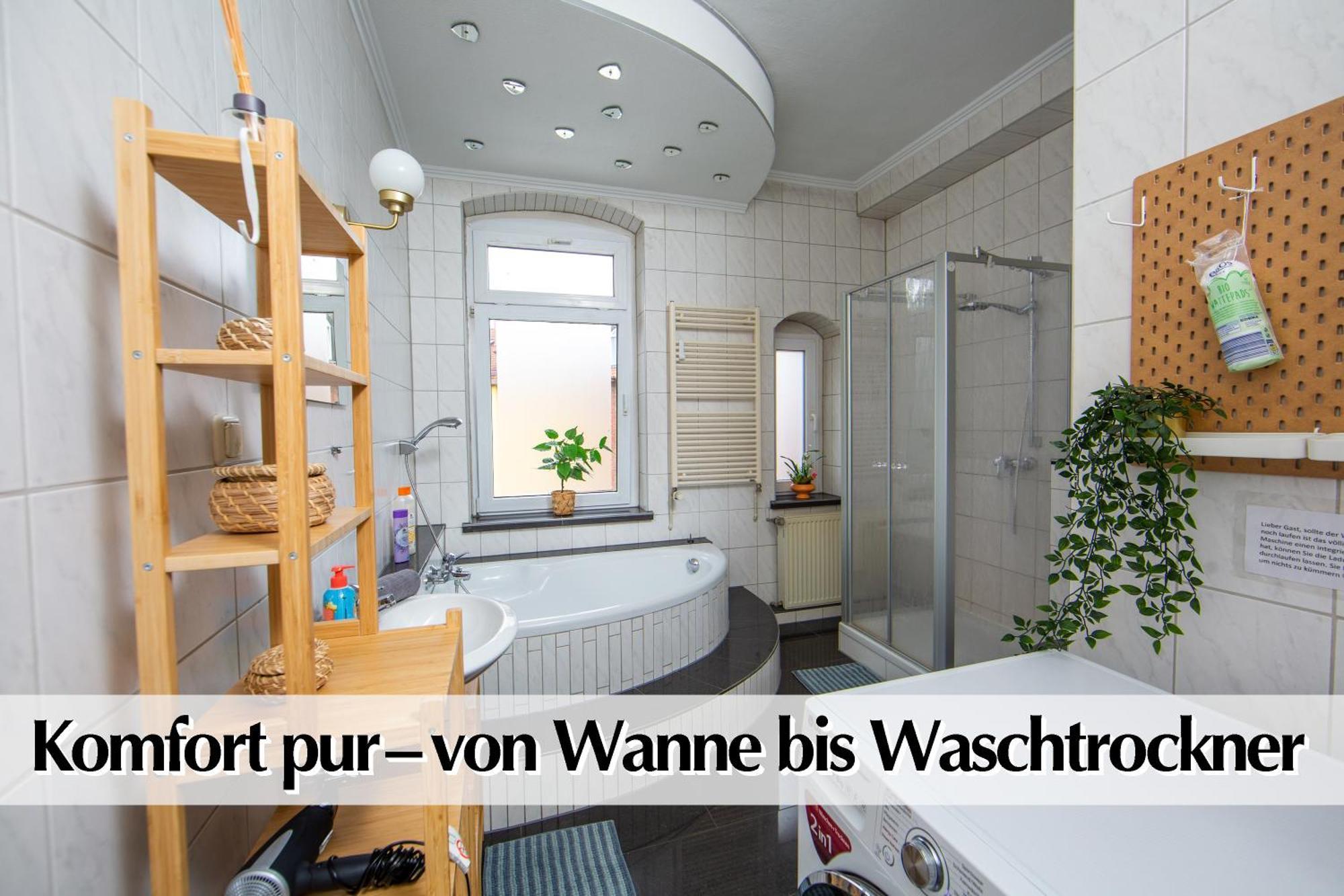 80M2 3R Wohnung Mit Privatem Parkplatz, Kingsize Betten, Smart-Tv, Etc Érfurt Exterior foto