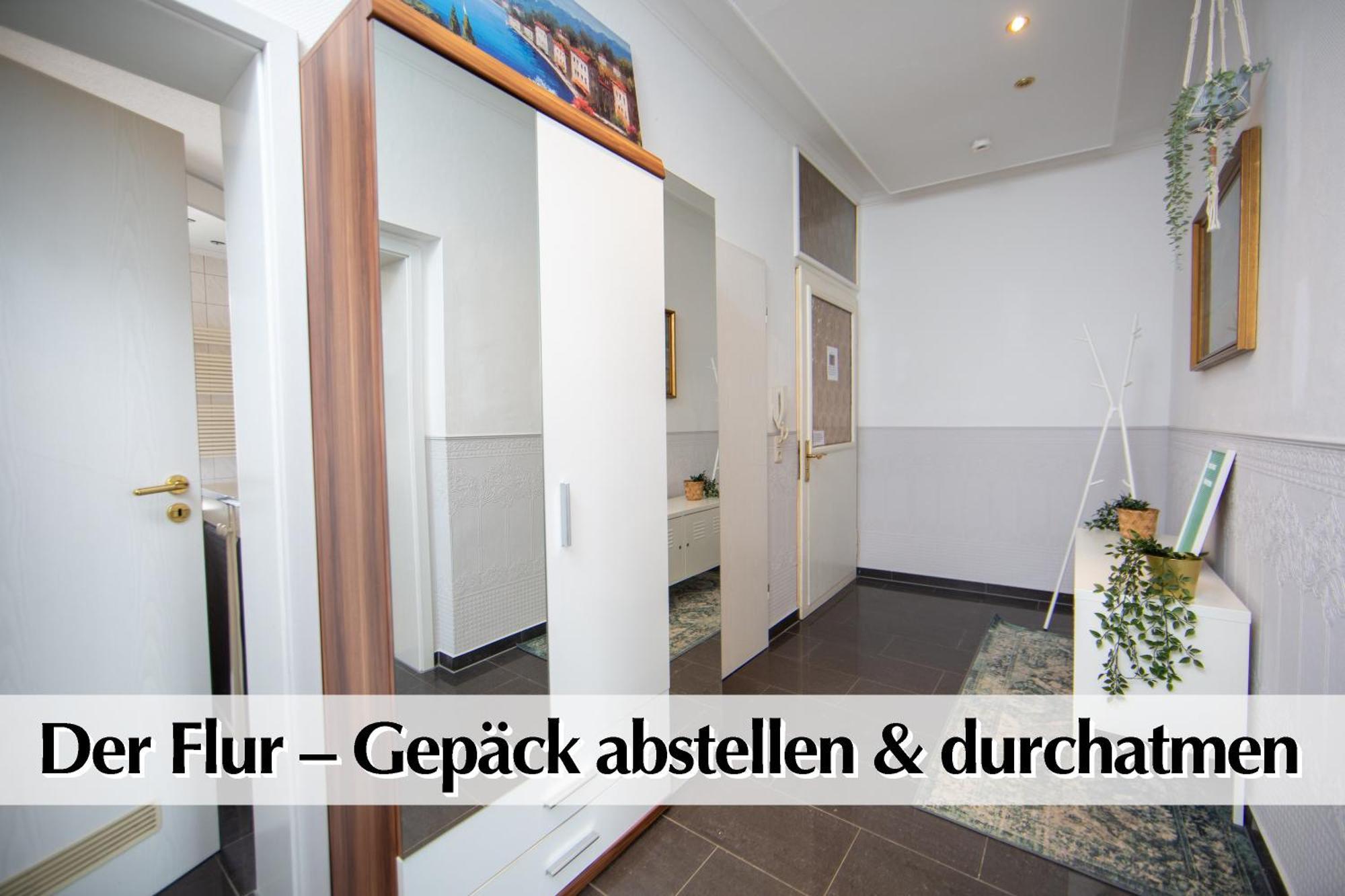 80M2 3R Wohnung Mit Privatem Parkplatz, Kingsize Betten, Smart-Tv, Etc Érfurt Exterior foto