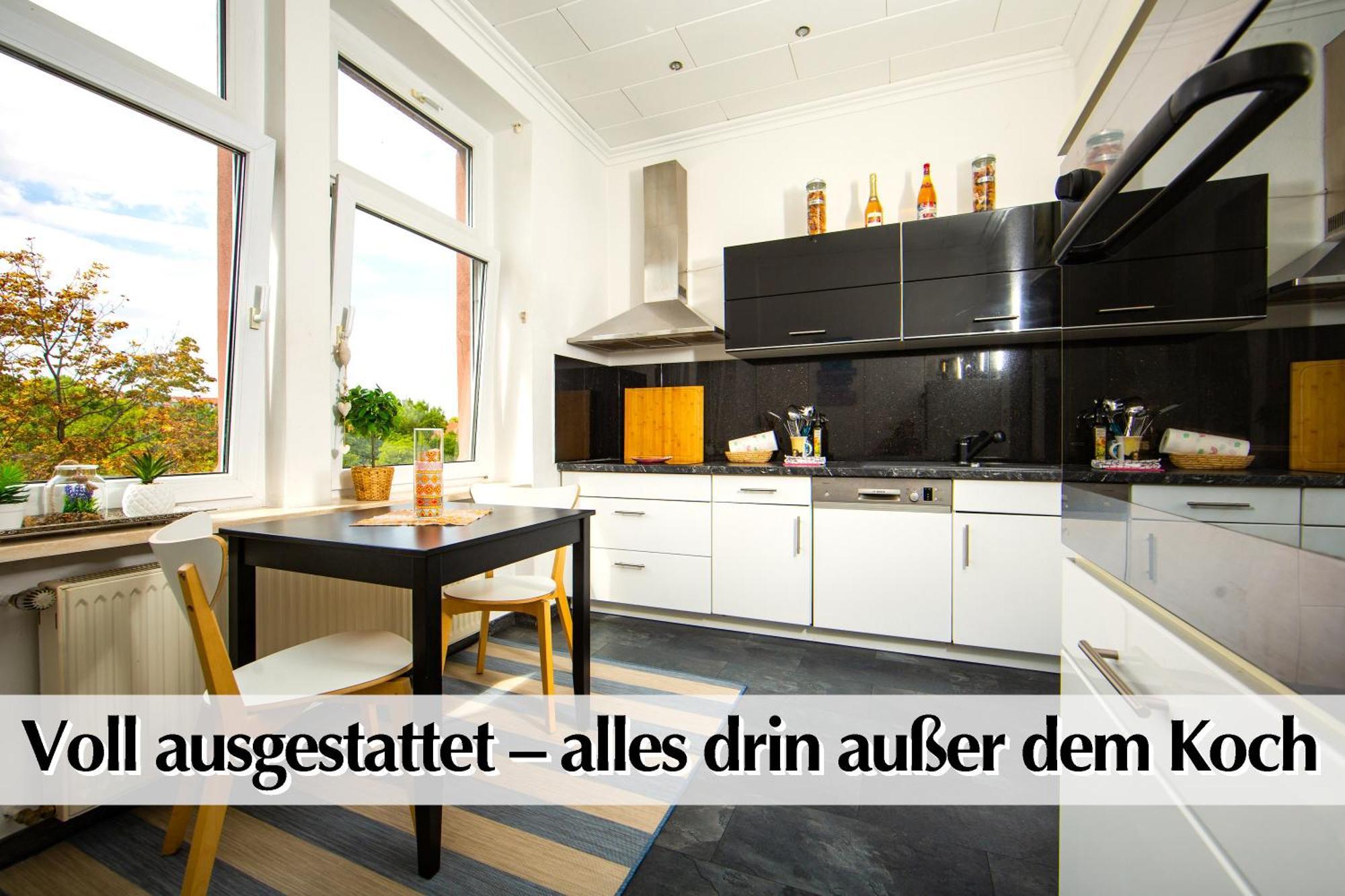80M2 3R Wohnung Mit Privatem Parkplatz, Kingsize Betten, Smart-Tv, Etc Érfurt Exterior foto
