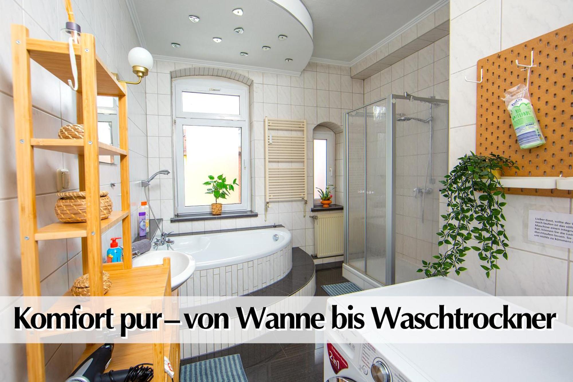 80M2 3R Wohnung Mit Privatem Parkplatz, Kingsize Betten, Smart-Tv, Etc Érfurt Exterior foto